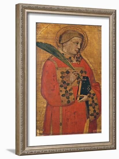 Saint Lawrence-Bernardo Daddi-Framed Art Print