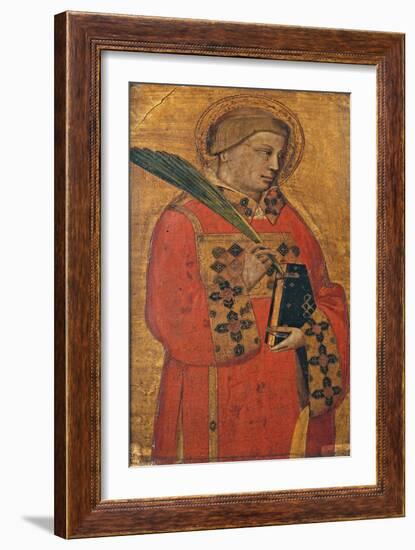 Saint Lawrence-Bernardo Daddi-Framed Art Print