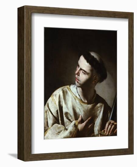 Saint Lawrence-Bernardo Cavallino-Framed Giclee Print