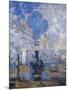 Saint Lazare Station, 1877-Claude Monet-Mounted Giclee Print