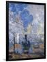 Saint Lazare Station, 1877-Claude Monet-Framed Giclee Print