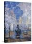 Saint Lazare Station, 1877-Claude Monet-Stretched Canvas