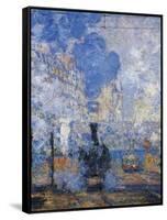 Saint Lazare Station, 1877-Claude Monet-Framed Stretched Canvas