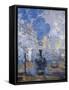 Saint Lazare Station, 1877-Claude Monet-Framed Stretched Canvas