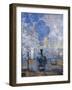 Saint Lazare Station, 1877-Claude Monet-Framed Premium Giclee Print