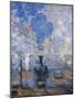 Saint Lazare Station, 1877-Claude Monet-Mounted Premium Giclee Print