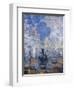 Saint Lazare Station, 1877-Claude Monet-Framed Giclee Print