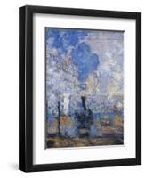 Saint Lazare Station, 1877-Claude Monet-Framed Premium Giclee Print