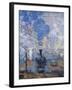 Saint Lazare Station, 1877-Claude Monet-Framed Giclee Print