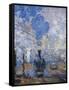 Saint Lazare Station, 1877-Claude Monet-Framed Stretched Canvas