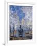 Saint Lazare Station, 1877-Claude Monet-Framed Giclee Print