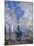 Saint Lazare Station, 1877-Claude Monet-Mounted Giclee Print