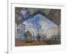 Saint Lazare Station-Claude Monet-Framed Art Print