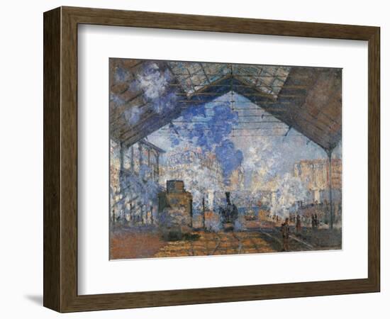 Saint Lazare Station-Claude Monet-Framed Art Print