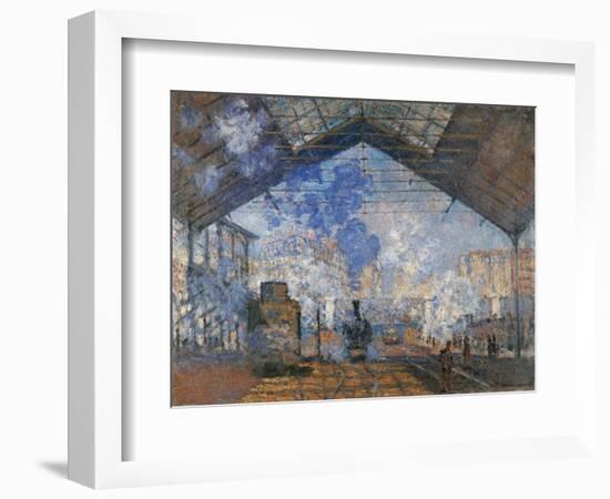 Saint Lazare Station-Claude Monet-Framed Art Print