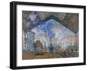 Saint Lazare Station-Claude Monet-Framed Art Print