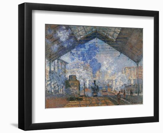 Saint Lazare Station-Claude Monet-Framed Art Print