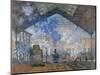 Saint Lazare Station-Claude Monet-Mounted Art Print