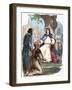 Saint Louis (1214-1270) Administering Justice under a Beech-null-Framed Giclee Print