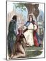 Saint Louis (1214-1270) Administering Justice under a Beech-null-Mounted Giclee Print