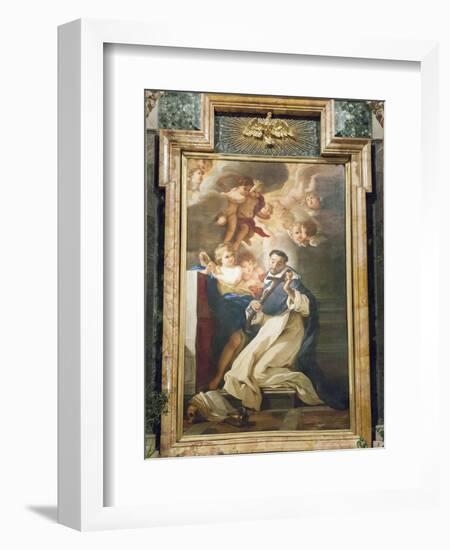 Saint Louis Bertrand in Ecstasy, 1673-Giovanni Battista Gaulli-Framed Giclee Print