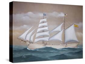 Saint Louis Brigantine-J. Bastida-Stretched Canvas