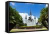 Saint Louis Cathedral and Jackson Square-Gary718-Framed Stretched Canvas