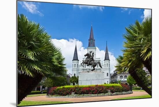 Saint Louis Cathedral and Jackson Square-Gary718-Mounted Photographic Print