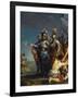 Saint Louis Departing for the Crusade Par Antonio Gionima (1697-1732) - Oil on Copper, 45X35,8 - Pr-Antonio Gionima-Framed Giclee Print