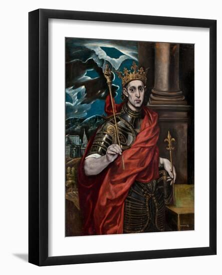 Saint Louis IX of France-El Greco-Framed Giclee Print
