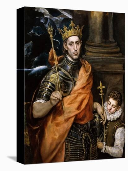 Saint Louis King of France-El Greco-Stretched Canvas