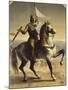 Saint Louis (Louis IX), roi de France en 1226 (1214-1270), portrait équestre lors de son-Emile Signol-Mounted Giclee Print