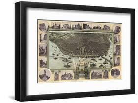 Saint Louis, Missouri in 1896-Graf-Framed Art Print