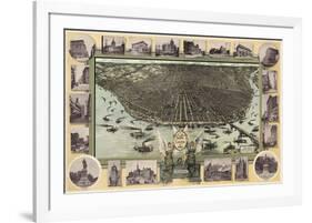 Saint Louis, Missouri in 1896-Graf-Framed Art Print