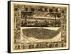 Saint Louis, Missouri - Panoramic Map-Lantern Press-Framed Stretched Canvas