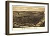 Saint Louis, Missouri - Panoramic Map-Lantern Press-Framed Art Print