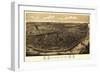 Saint Louis, Missouri - Panoramic Map-Lantern Press-Framed Art Print