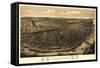 Saint Louis, Missouri - Panoramic Map-Lantern Press-Framed Stretched Canvas