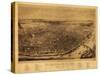 Saint Louis, Missouri - Panoramic Map-Lantern Press-Stretched Canvas