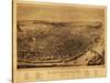 Saint Louis, Missouri - Panoramic Map-Lantern Press-Stretched Canvas