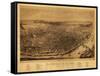 Saint Louis, Missouri - Panoramic Map-Lantern Press-Framed Stretched Canvas