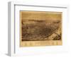 Saint Louis, Missouri - Panoramic Map-Lantern Press-Framed Art Print