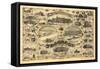 Saint Louis, Missouri - Panoramic Map-Lantern Press-Framed Stretched Canvas