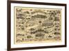 Saint Louis, Missouri - Panoramic Map-Lantern Press-Framed Premium Giclee Print