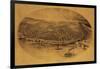 Saint Louis, Missouri - Panoramic Map-Lantern Press-Framed Art Print