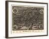 Saint Louis, Missouri - Panoramic Map-Lantern Press-Framed Art Print