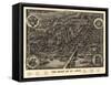 Saint Louis, Missouri - Panoramic Map-Lantern Press-Framed Stretched Canvas