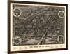 Saint Louis, Missouri - Panoramic Map-Lantern Press-Framed Art Print