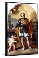 Saint Louis of France-Francesco Solimena-Framed Stretched Canvas