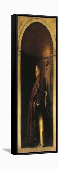 Saint Louis of Toulouse, Decoration from Organ Door, Ca 1509-Sebastiano del Piombo-Framed Stretched Canvas